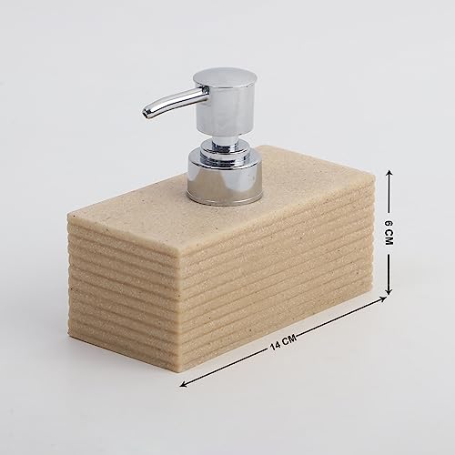 Image of Home Centre Derby 4Pcs Ribbed Polyresin Bathroom Set
