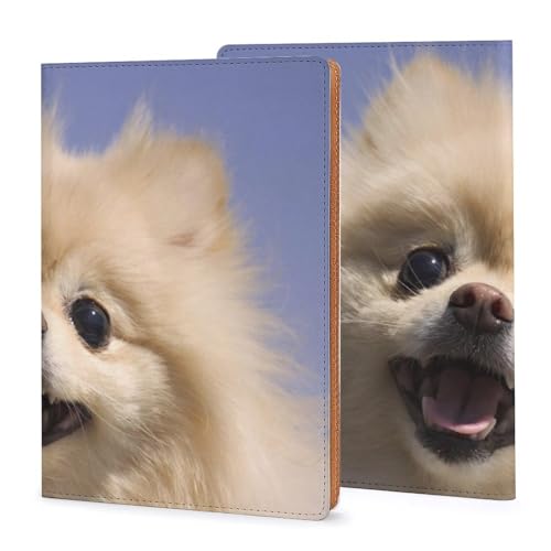 Couverture en cuir synthétique A5 Pomeranian haute résistance