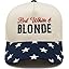 Red White & Blonde - Start Print - Navy/Beige