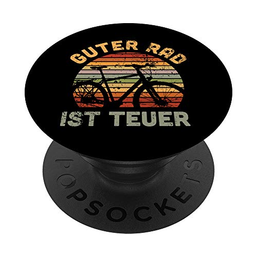 Guter Rad Ist Teuer Retro Trekking Rad Bike Jungs Männer - PopSockets Ausziehbarer Sockel und Griff für Smartphones und Tablets