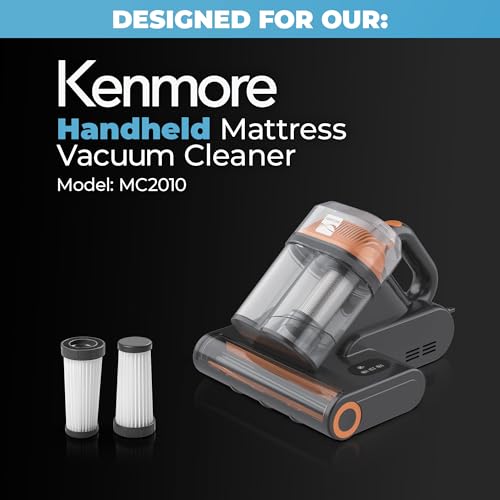 Image of Kenmore MF1010 HEPA Replacement Mattress Vacuum Filters, 2 Pack