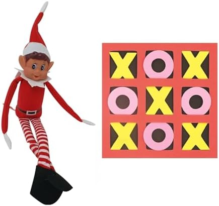 Elf GAMES - Accesorios para poner en ideas, kit de decoración navideña, tamaño de broma, travesuras ...
