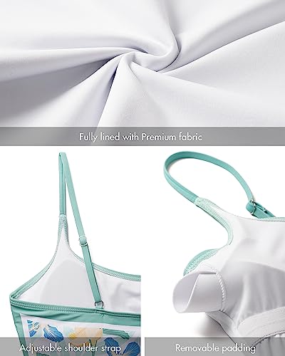 Image of Narecte Sexy One Piece Bathing Suit for Women Tummy Control High Cut One Piece Swimsuit Womens