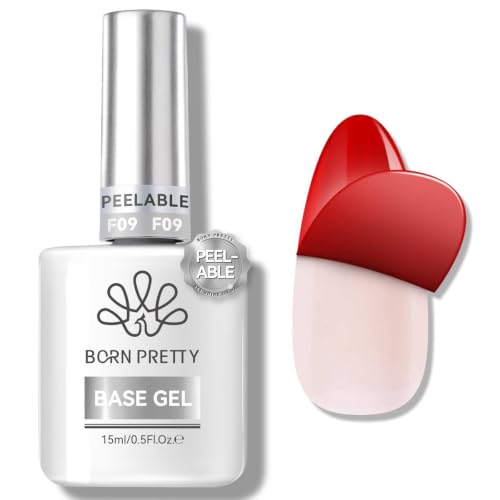 Born Pretty Peel Off Base Gel,Peelable Base Gel Coat for Gel Polish