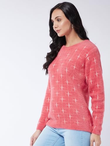 Image of Modeve Women Flower Print Sweater for Winters||Winterwear||