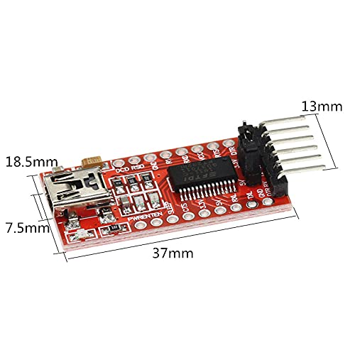 10pcs FT232RL Mini Interface 3.3V 5.5V USB to TTL Serial Converter Adapter Module for Arduino Interface Connector
