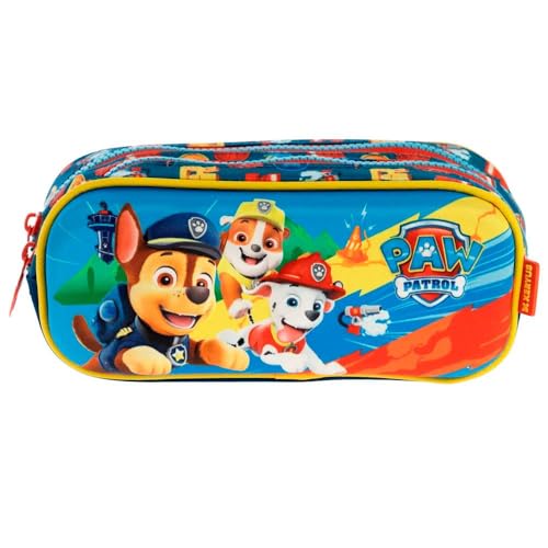 Estojo Escolar Duplo Patrulha Canina Original Grande 13496