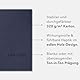 Urkundenmappe A4 Karton - Premium-Qualität mit edler Prägung ’URKUNDE’ - BL-exclusivdruck® BASIC - hochwertige Übergabemappen aus 320g/m² Pappe - Urkundenhülle für DIN A4 Papier (Marineblau, 8 Stück)