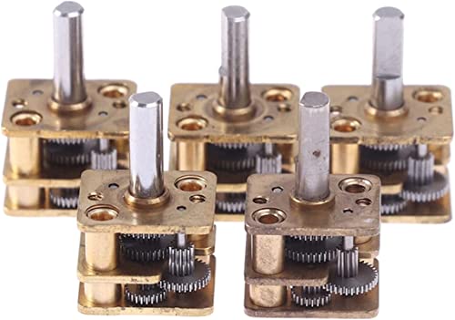 Power Switch Button 5pcs/Set All Metal Gear Reducer N20 Reduction Gearbox DIY Geared Motor