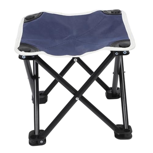 POPETPOP Portable Folding Fishing Chair Lightweight Camping Stool with Comfortable Backrest Easy to Carry and Store for Hiking Backpacking and Outdoor Adventures Durable Build