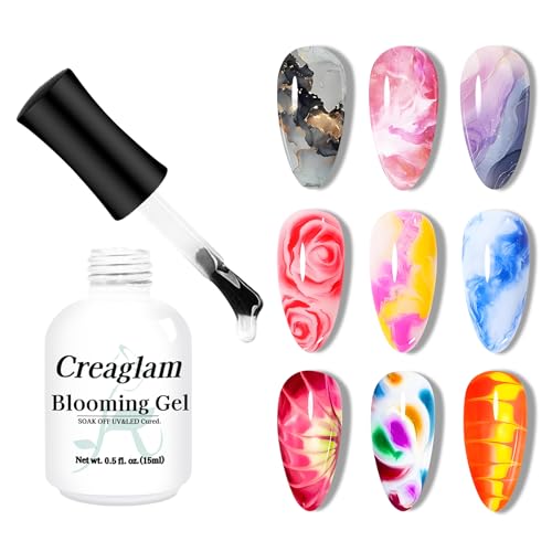 Creaglam Blooming Gel Esmalte Gel 15ml Efecto Mármol miniatura 1
