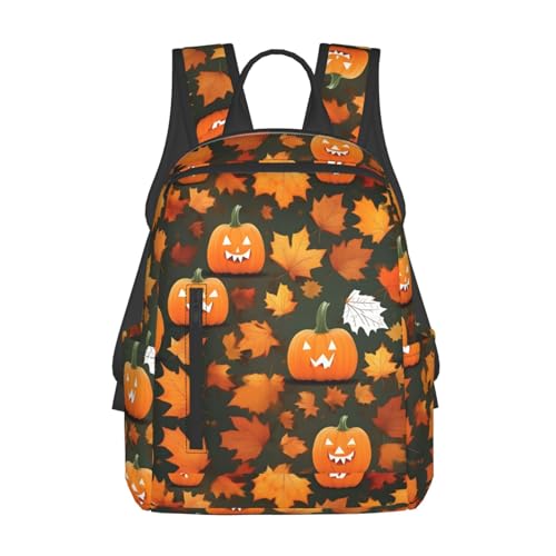 Sac à dos léger noir citrouille contre la fatigue du dos au travail