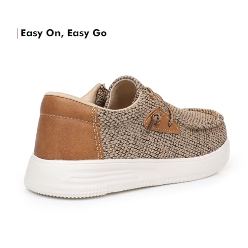 Image of Ahannie Kids Slip On Loafers, Boys Girls Casual Dress Shoes | Lightweight comfort,breathable,school or everyday wear