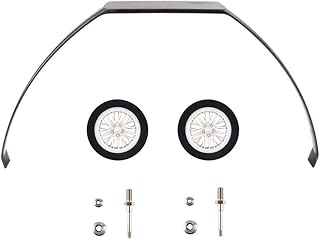 NOBRIM 520*160*248*40mm 300#90CC Carbon Fiber Landing Gear with Wheels for RC Model