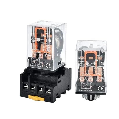 Relais électromagnétique MK2P-I AC220V 8PIN avec base PF083A lot de 10 - 3