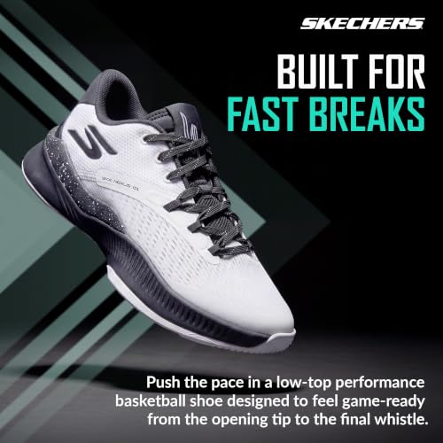 Image of Skechers Men's SKX Nexus Basketball Shoe | 5GEN Midsole Cushioning, Move Foam Insole, Breathable Mesh Upper, Torsion Stability Plate, Goodyear Rubber Outsole