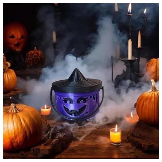 Halloween Party Buckets - Mini Plastic Candy Containers with Handles for Trick or Treat Decor(Purple)
