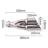 Zoom IMG-2 mftgrs tubo scarico motocicletta per Zoom IMG-2 mftgrs tubo scarico motocicletta per
