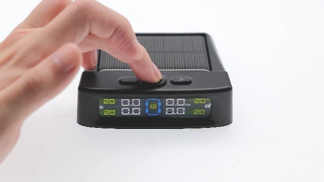 Système De Surveillance Pression Pneus (TPMS) Sans Fil - 4 Capteurs Externes, écran Solaire/USB, Alarmes, Universel 0-5 Bar