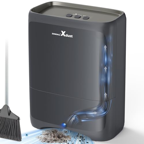 ZONGALL Touchless Vacuum Automatic Dustpan with Extra Filter, Hair Vacuum for Salons Pet Hair Food Dirt Home Kitchen, 6L Large Capacity Electric Dustpan Canister Vacuum Cleaner, 18000Pa Strong Suction