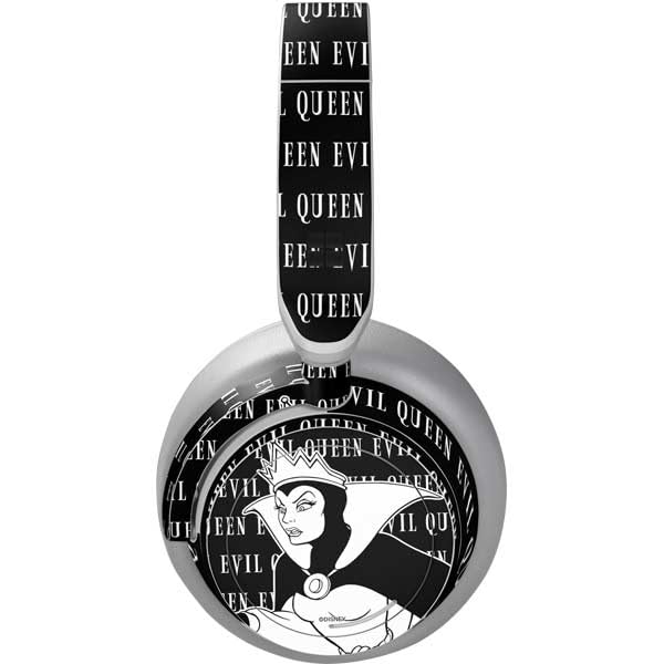 Skinit Decal Audio Skin Compatible with Surface Headphones - Officially Licensed Disney Villains Evil Queen Black and White Design