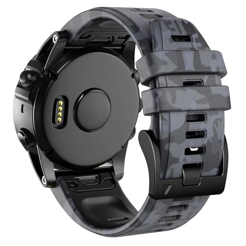 Bracelet souple 22 mm pour Garmin Fenix 6 anti-transpiration