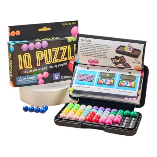 Set de rompecabezas lógico con más de 200 desafíos – Juegos de pensamiento 3D para niños (a partir de 8 años) y adultos para relajarse y promover las capacidades cognitivas (AA)