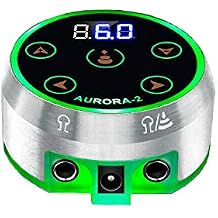 Tattoo Power Supply - Aurora II Power Supply 2nd Gen Colorful Voltage Fits All Tattoo Machine ... Silver