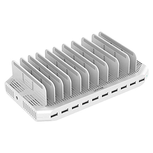 UNITEK USB Ladestation mit 10 Ports für mehrere Geräte