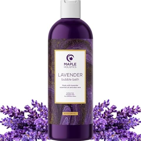 Premium Lavender Bubble Bath Soak Cover