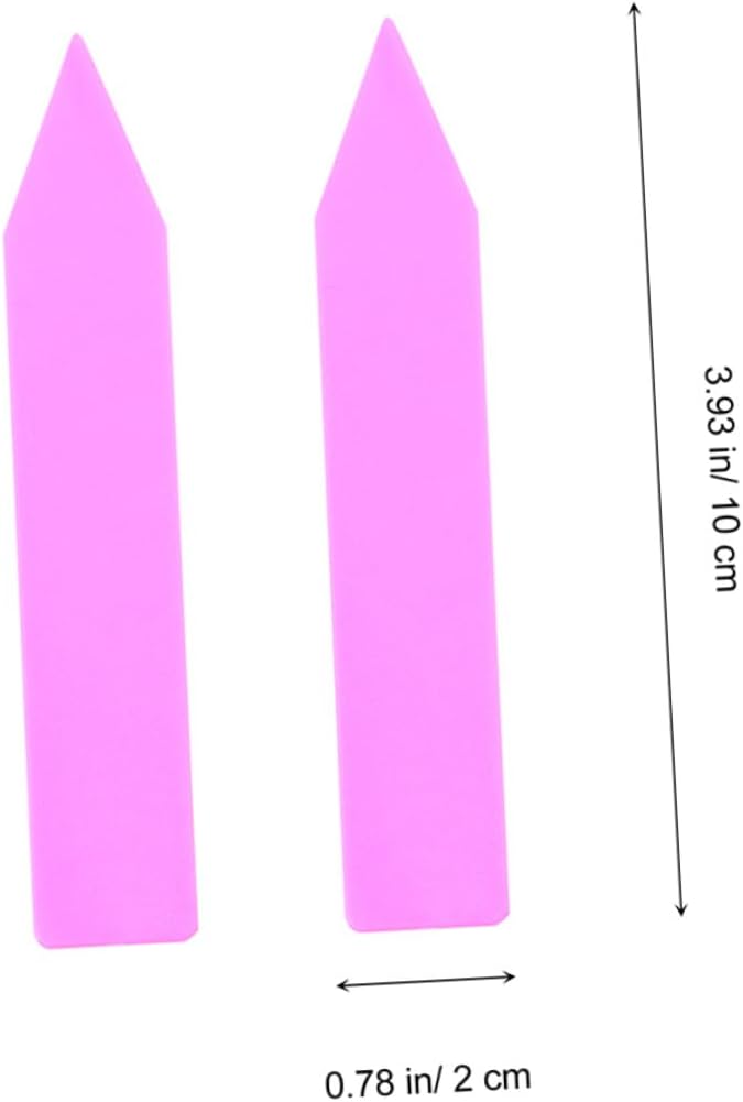 Luxshiny 600pcs Plastic Plant Labels Garden Plant Markers Waterproof Small Stakes for Outdoor Herb and Succulent Gardening with Colorful Inserted Tags