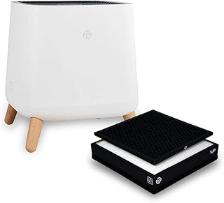 The Sqair (HEPA & Carbon) air purifier by Smart Air - Captures nanoparticles, pollen, viruses, mould, dust, VOCs and allergens