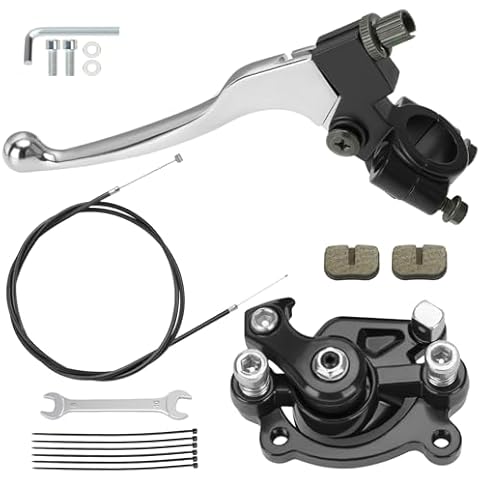 CILOYU Mini Bike Brake Lever Cable Assembly Kit + Mini Bike Brake Caliper Replacement for Coleman CT100U CC100X Baja DB30 Motovox MBX10 MBX11 MMB80 MMB105 79cc 97cc 100cc Powersports Parts Cover