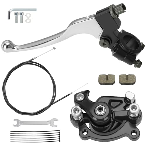 CILOYU Mini Bike Brake Lever Cable Assembly Kit + Mini Bike Brake Caliper Replacement for Coleman CT100U CC100X Baja DB30 Motovox MBX10 MBX11 MMB80 MMB105 79cc 97cc 100cc Powersports Parts by CILOYU - Used condition - US$19.94