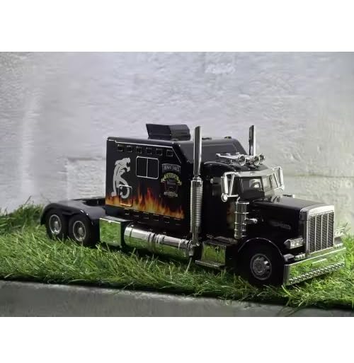 Miniatura Diecast Metal Caminhão Peterbilt 389 American Truck