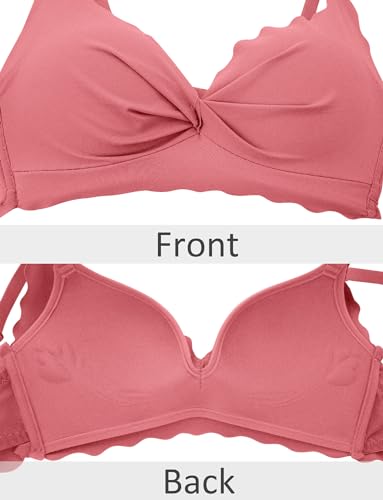 Happy Cherry Girls Teens Training Bras Seamless Padded Adjustable Sports Bra Starter Bras for Big Kids3