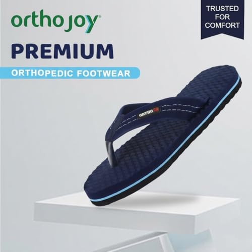 Image of ORTHO JOY House Slipper for Women's Care | Orthopaedic | Diabetic | Acupressure | Comfortable | MCR | Flip Flop Ladies and Girl's Home for Daily Use