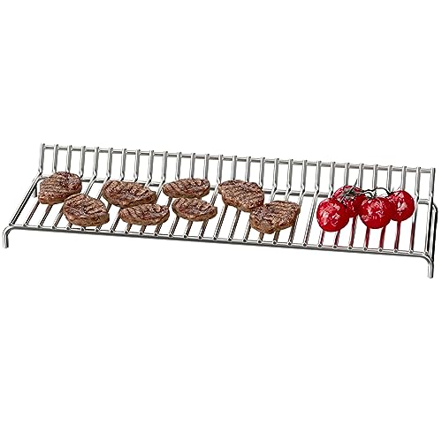 Image of SafBbcue BAC351 BBQ Warming Rack for Traeger Accessories 22 Series, Traeger Lil' Tex 22, Traeger Century 22 Pellet Grill, Traeger Eastwood 22 Series Shelf, Treager BBQ07 Stainless Steel Grill Rack