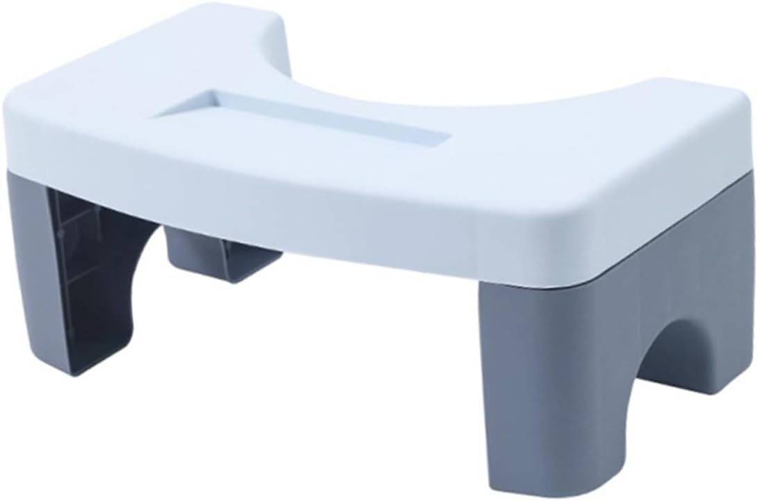 Zerodeko Bathroom Squat Stool Stable Boys and Girls Adults Toilet Stool Thicken Material Foot Support Footstool