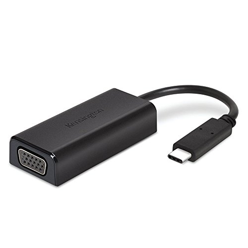 Adaptateur USB-C vers VGA Kensington CV2000V Noir pour écran et projecteur