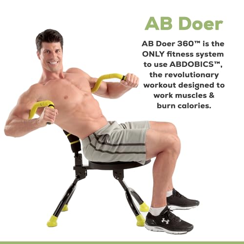Ab Fitness Machine System Provides An Abdonimal And Muscle Activating Workout with Aerobics to Burn Calories and Workout