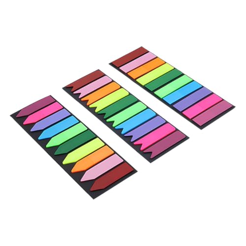 ELAYARD 300個 学生用自粘索引ラベル 透明防水ステッカー 長短多機能ページマーカー オフィスや家向け便利付箋