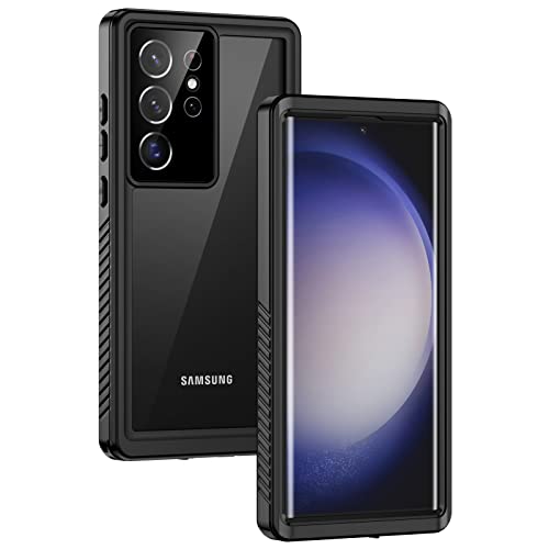 Coque Samsung S23 Ultra Lanhiem protection integrale noire