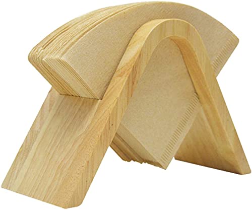Dulcicasa Kaffeefilter Halterung, Kaffeefilterhalter V-förmiges Design, Kaffee Filtertütenhalter für Küche, Bar, Café, Bar, Café, Café, Filter-Papierhalter (Holz) Cover