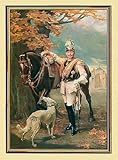  Kaiser Wilhelm II. Paradeuniform Pferd Windhund Deutsches Kaiserreich A2 LW 03