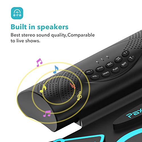 image for PAXCESS 9 Pads Electronic Drum Set Rechargeable Drum Set with Headphon