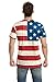 DAWILS Mens American Flag T-Shirt Patriotic Vintage Shirts 4th of July Short Sleeve Hipster Tee Shirt
