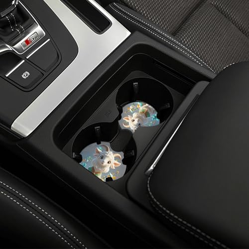 2 Pack Posavasos para Carros Neopreno Negro miniatura 6