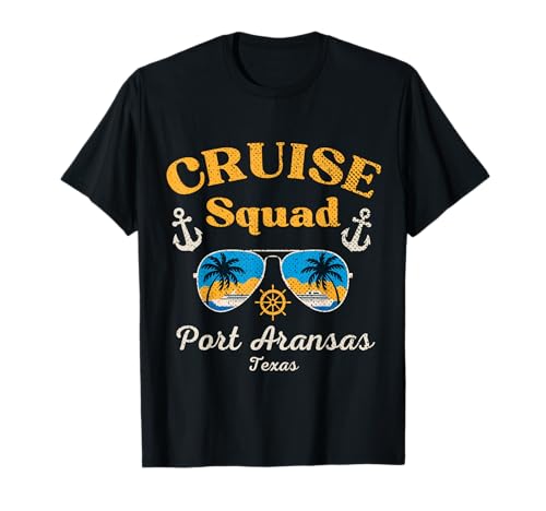 Cruise Squad Travel & Vacation Port Aransas, Texas Camiseta