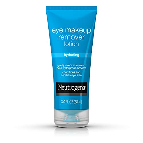 Neutrogena Hydrating Eye Makeup Remover Lotion, Gentle Daily Makeup Remover with Skin-Soothing Aloe